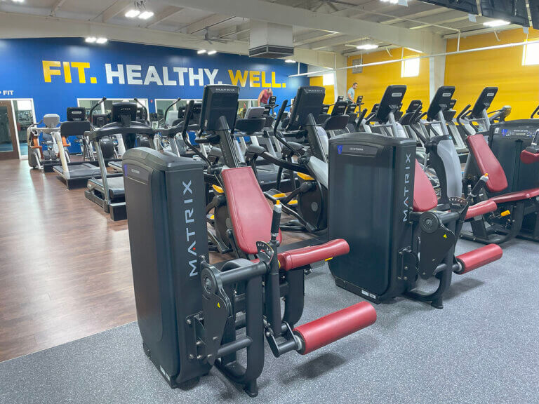 North Gym Strength Machines - Legs - BFit Evansville