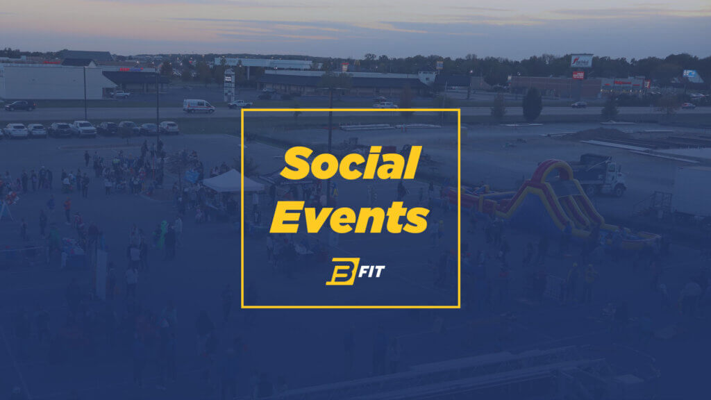 Community gathering at outdoor event space